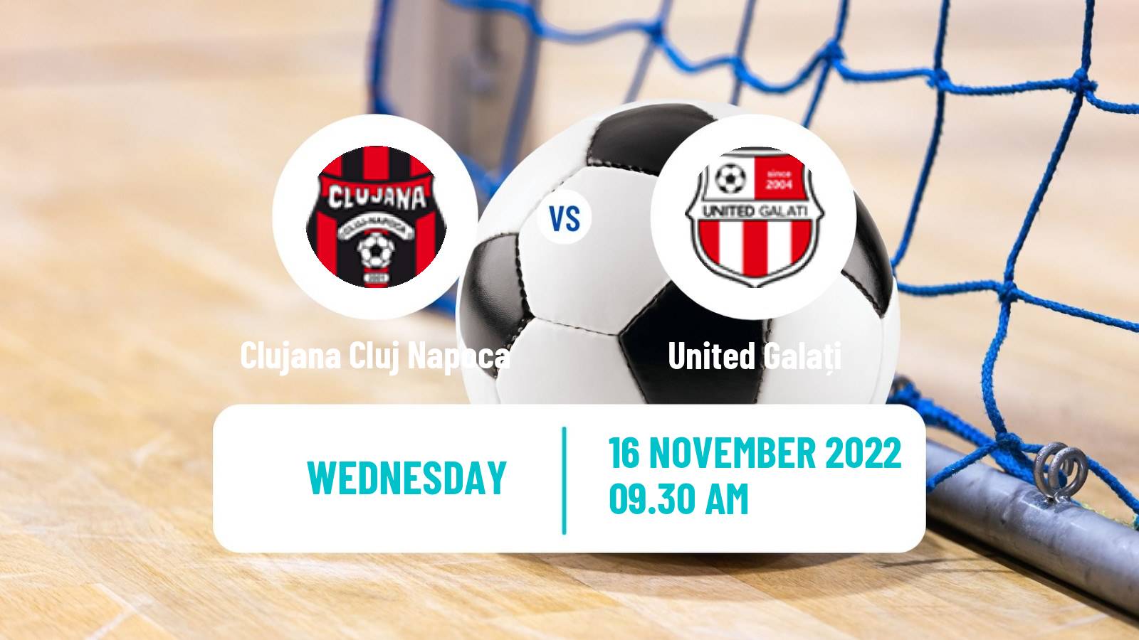 Futsal Romanian Liga I Futsal Clujana Cluj Napoca - United Galați