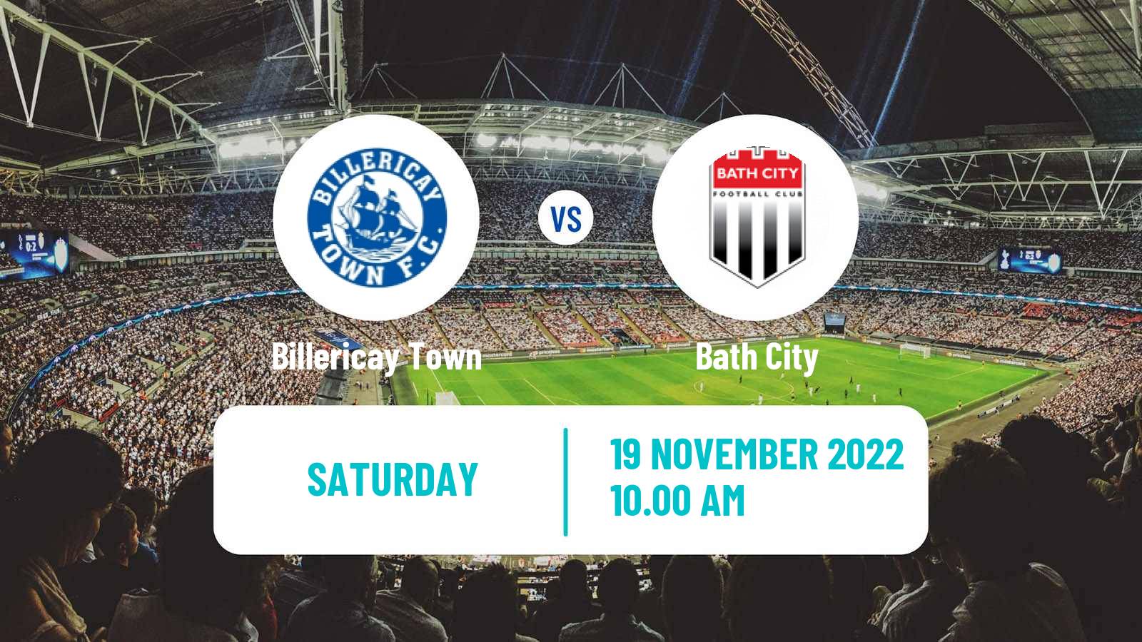 Soccer English FA Trophy Billericay Town - Bath City