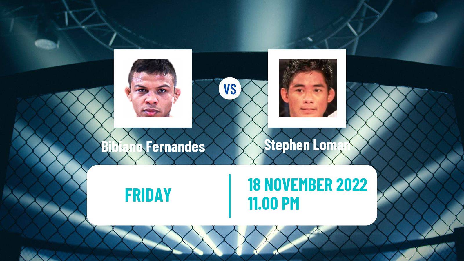 MMA MMA Bibiano Fernandes - Stephen Loman