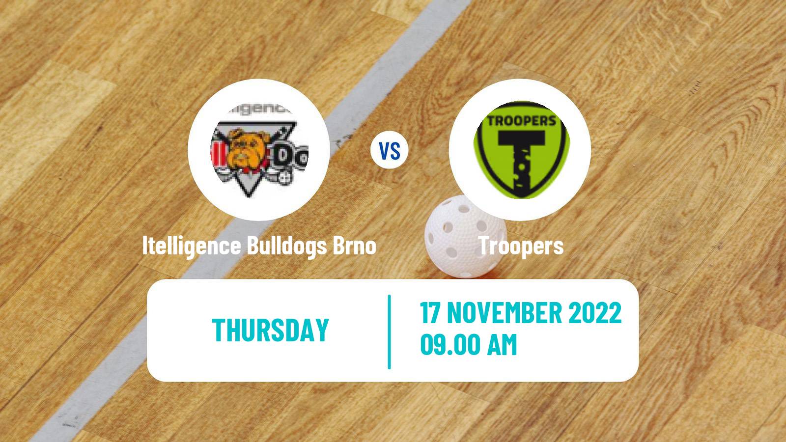 Floorball Czech 1 Liga Floorball Itelligence Bulldogs Brno - Troopers