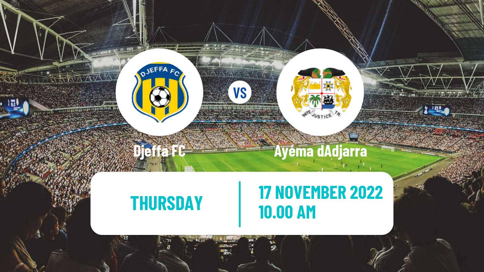 Soccer Benin Ligue 1 Djeffa - Ayéma d'Adjarra