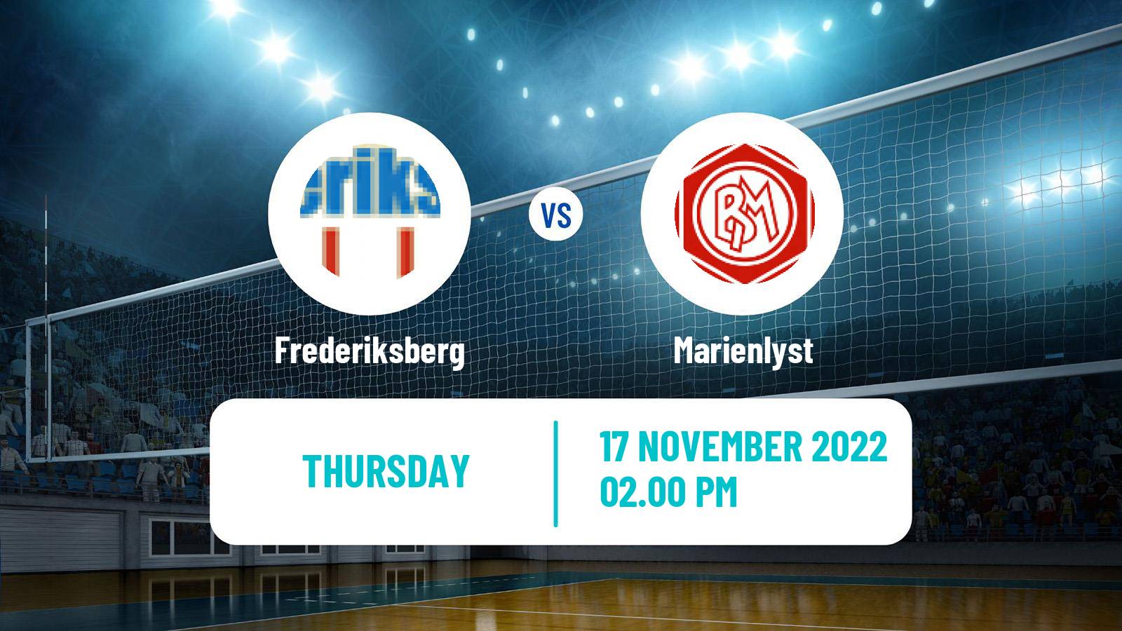Volleyball Danish Landspokal Cup Volleyball Frederiksberg - Marienlyst