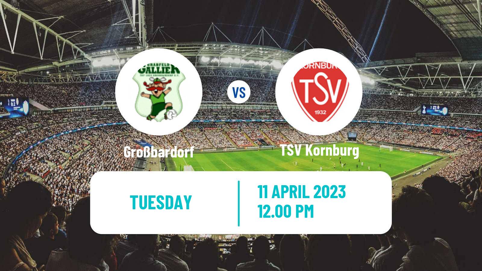 Soccer German Oberliga Bayern Nord Großbardorf - Kornburg
