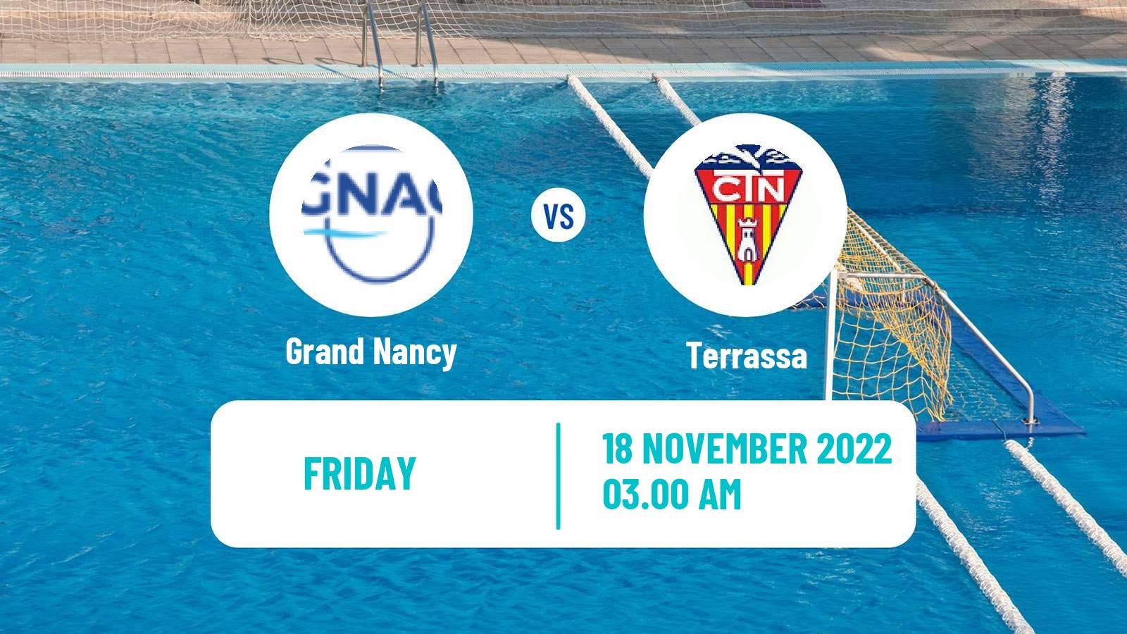 Water polo Champions League Water Polo Women Grand Nancy - Terrassa