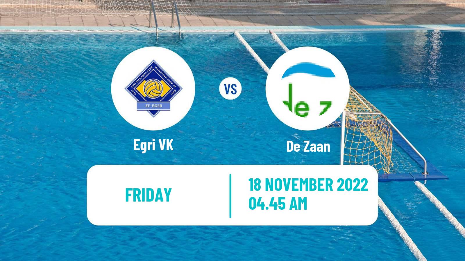 Water polo Champions League Water Polo Women Egri VK - De Zaan