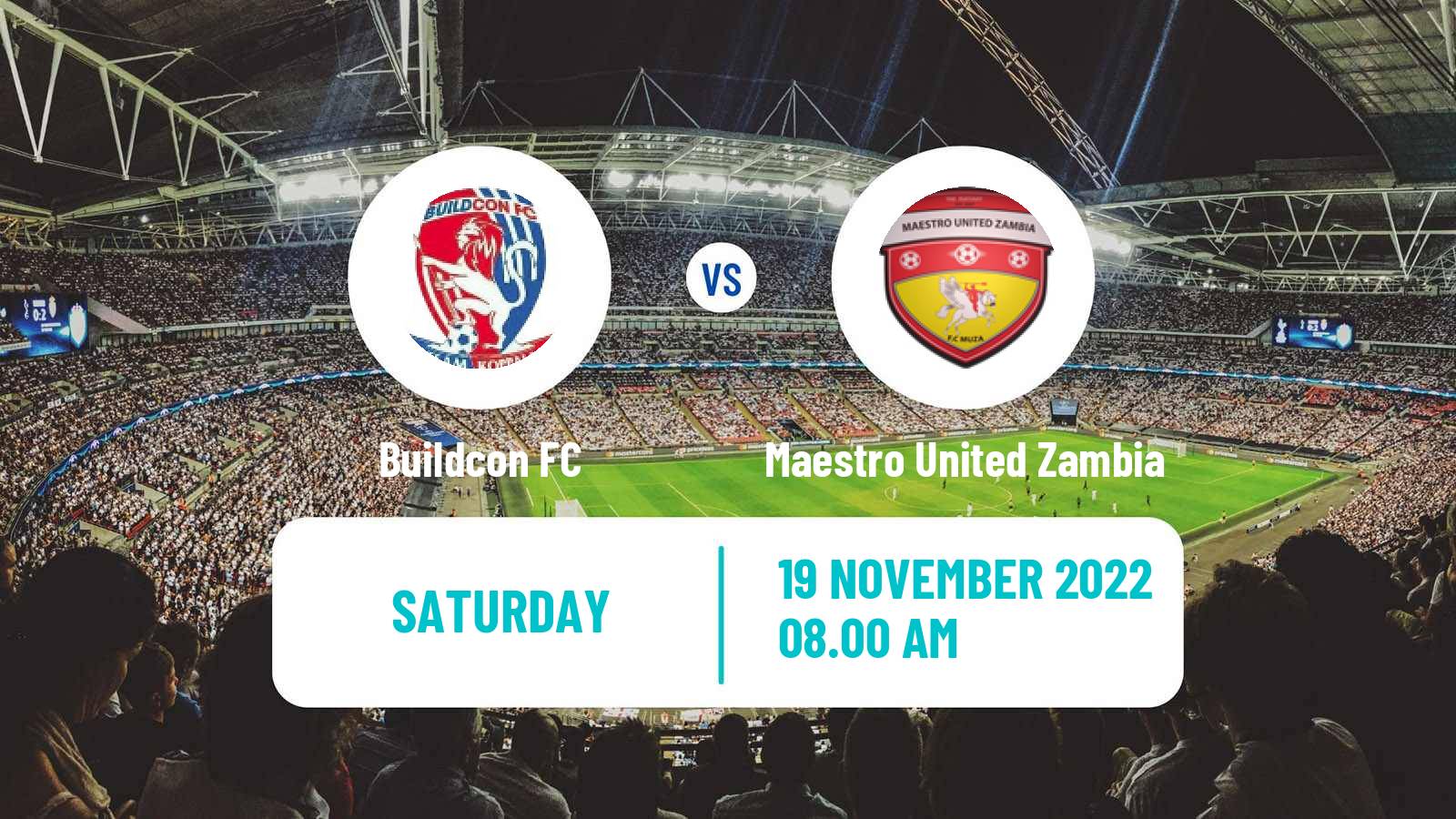Soccer Zambian Premier League Buildcon - Maestro United Zambia