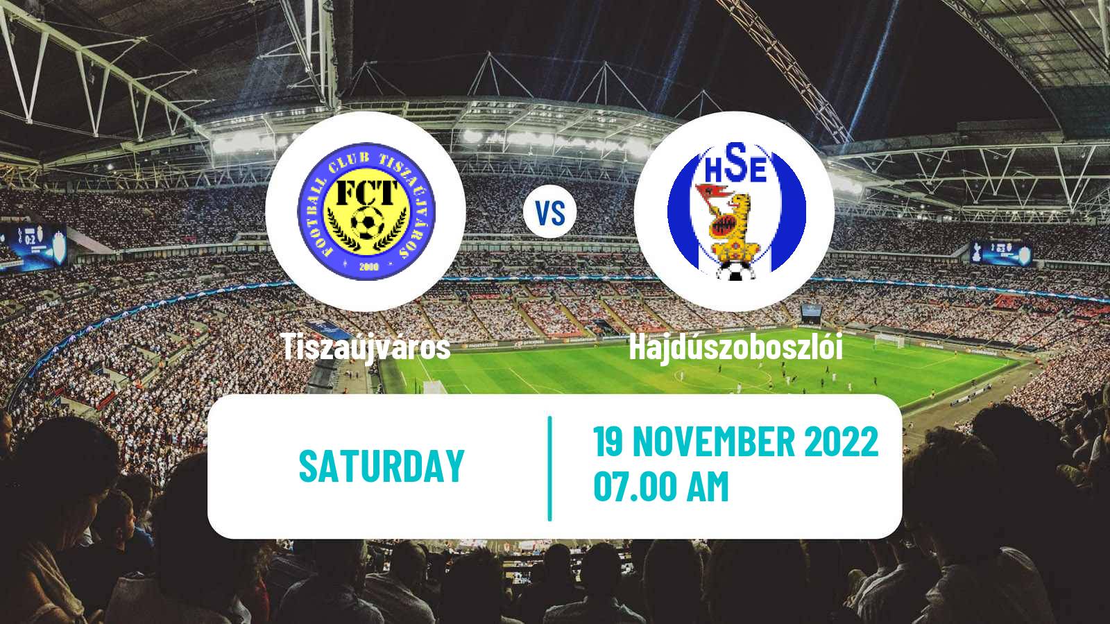 Soccer Hungarian NB III East Tiszaújváros - Hajdúszoboszlói