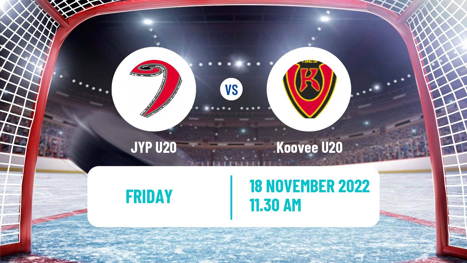 Hockey Finnish SM-sarja U20 JYP U20 - Koovee U20