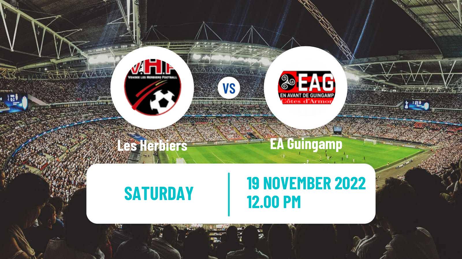 Soccer Coupe De France Les Herbiers - Guingamp