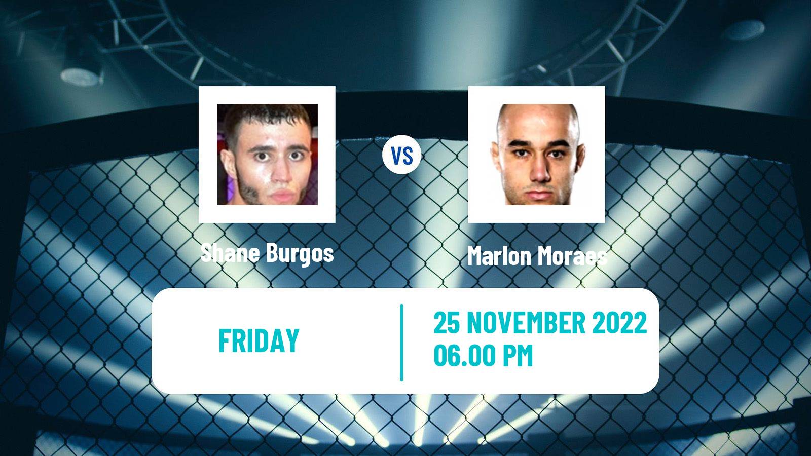 MMA MMA Shane Burgos - Marlon Moraes