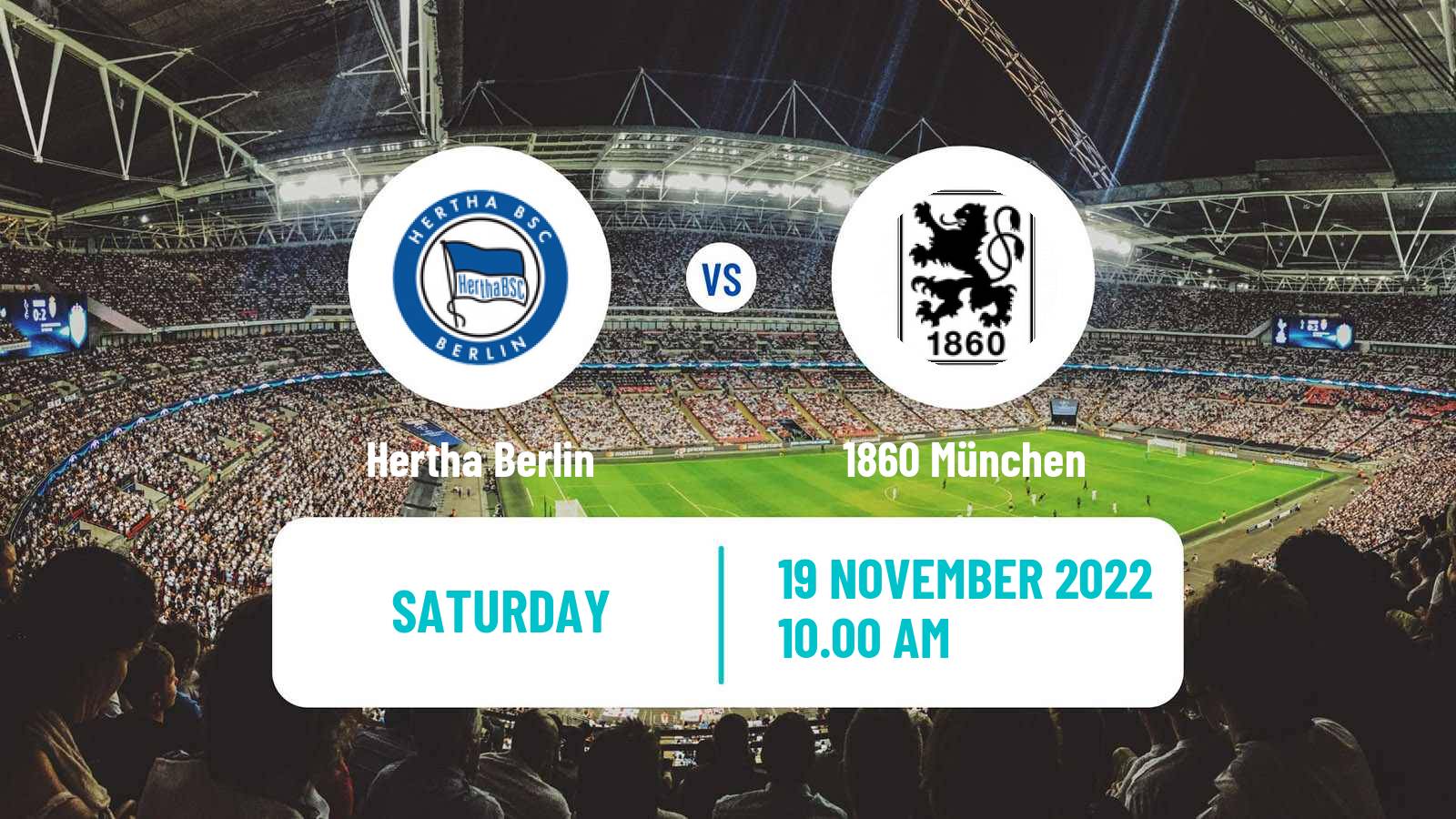 Soccer Club Friendly Hertha Berlin - 1860 München