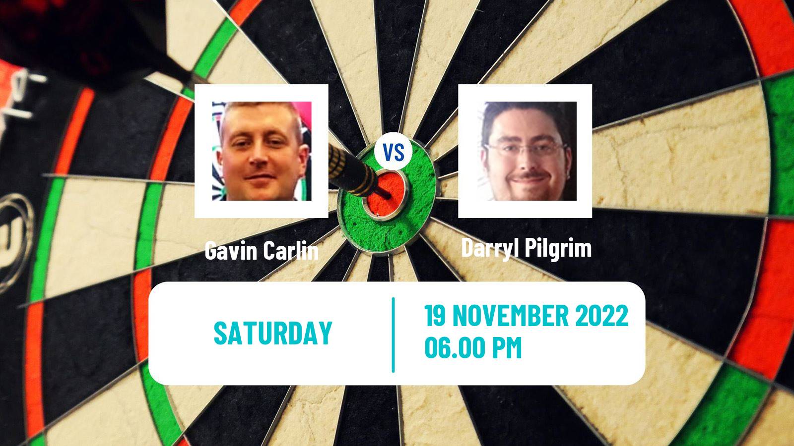 Darts Darts Gavin Carlin - Darryl Pilgrim
