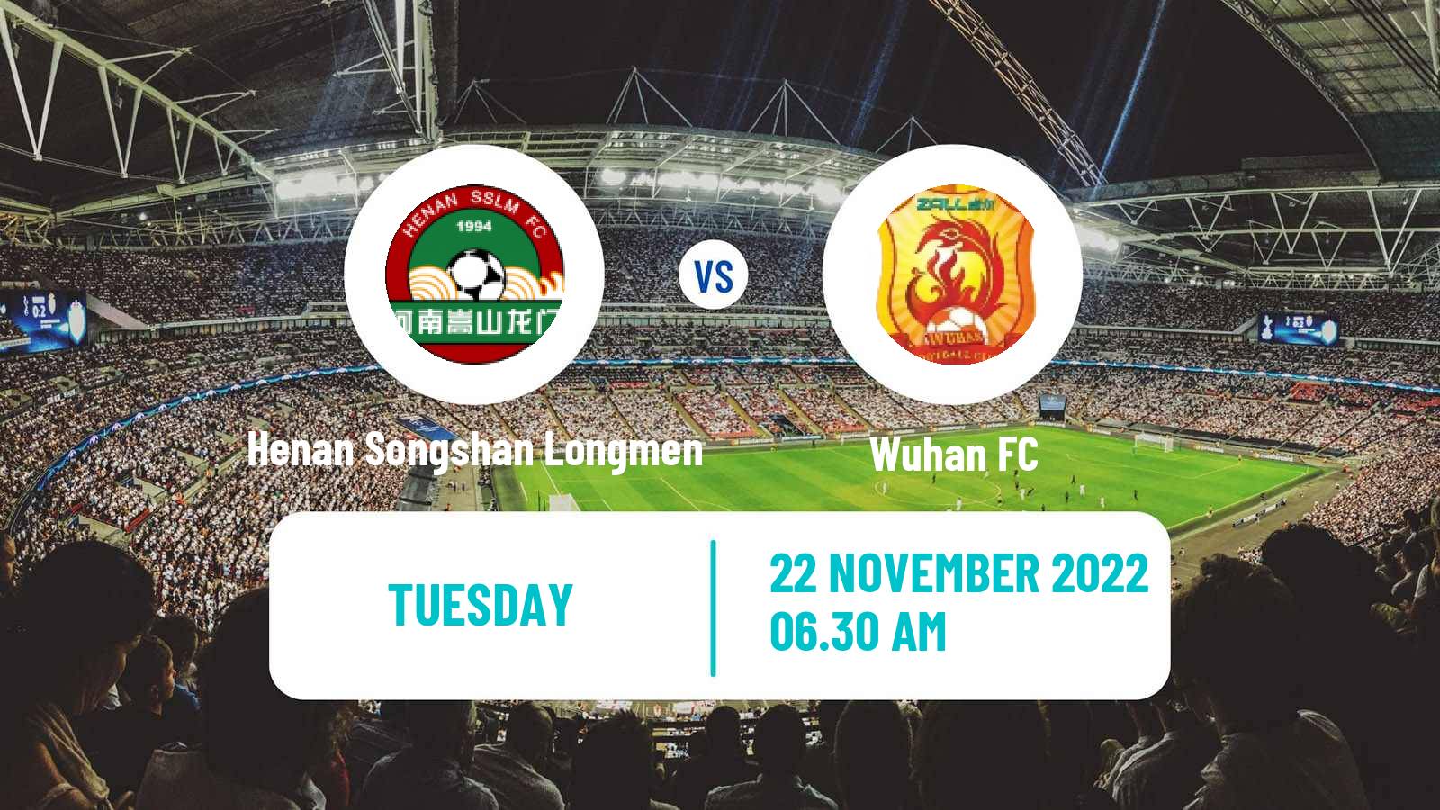 Soccer Chinese Super League Henan Songshan Longmen - Wuhan