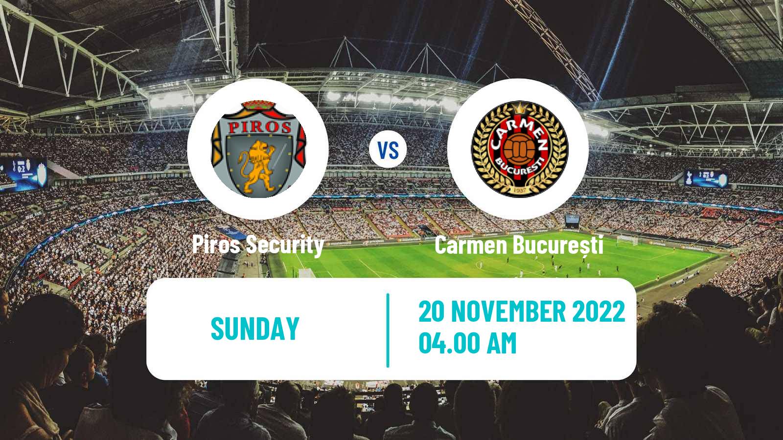 Soccer Romanian Liga 1 Women Piros Security - Carmen București
