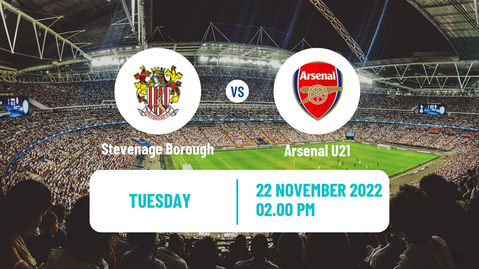 Soccer English EFL Trophy Stevenage Borough - Arsenal U21