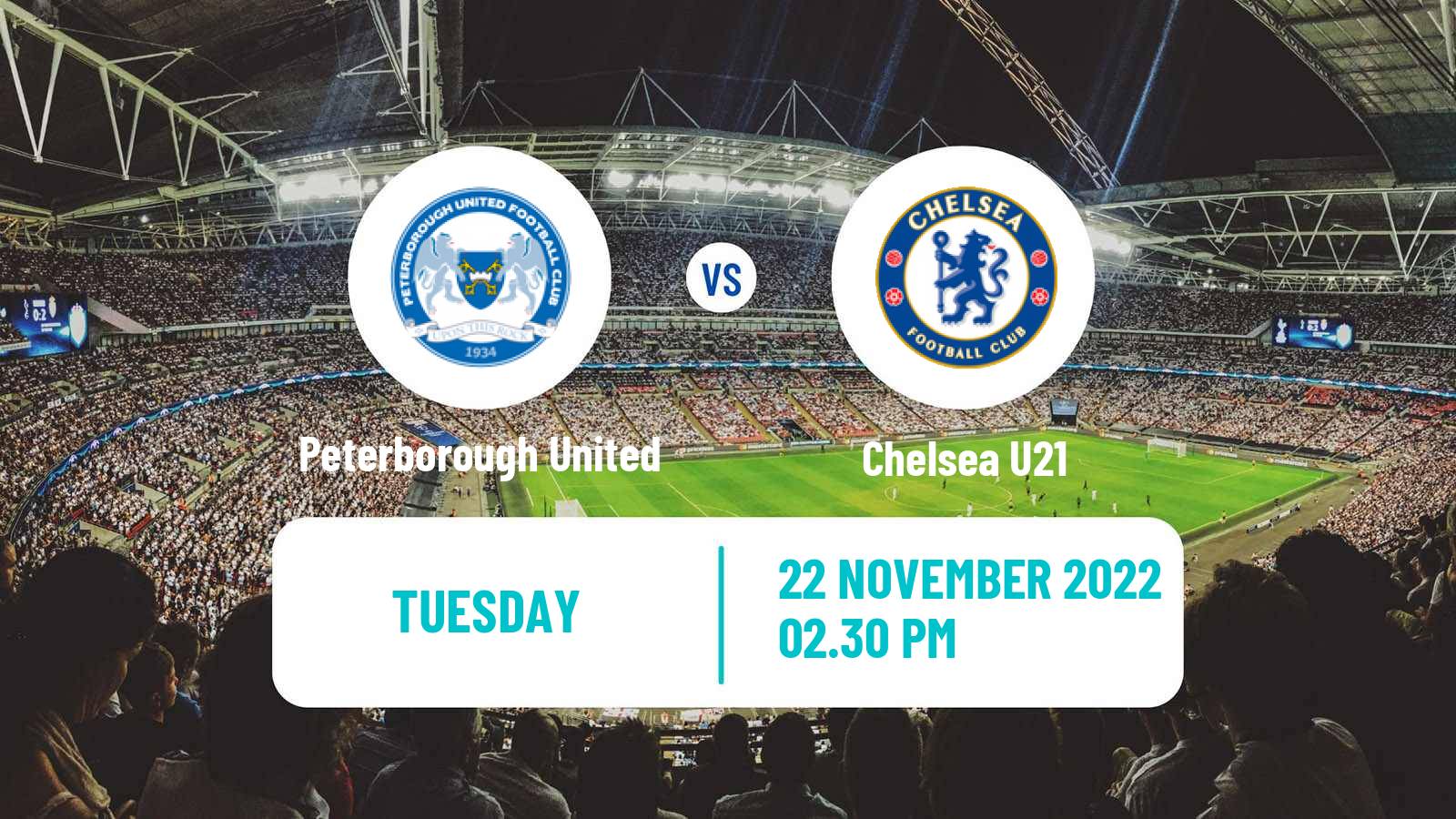Soccer English EFL Trophy Peterborough United - Chelsea U21