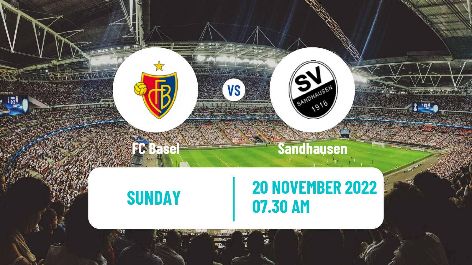 Soccer Club Friendly Basel - Sandhausen