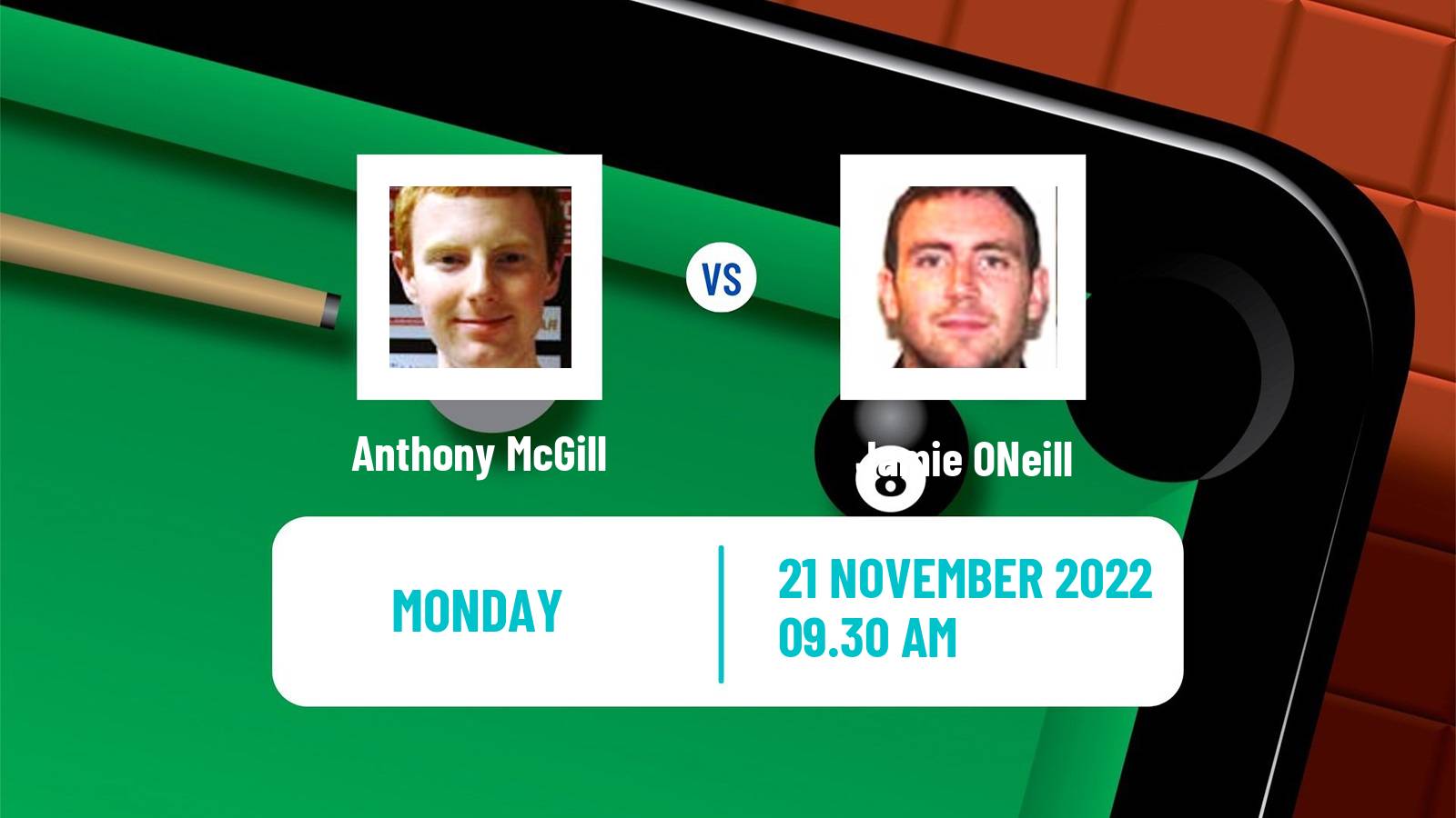 Snooker Snooker Anthony McGill - Jamie ONeill
