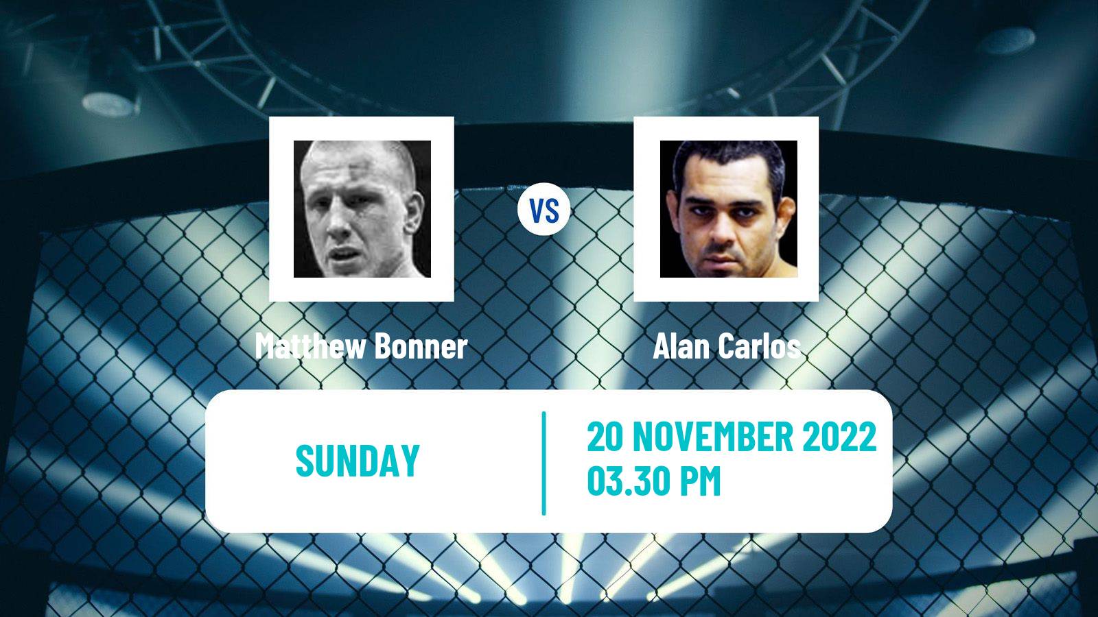 MMA MMA Matthew Bonner - Alan Carlos