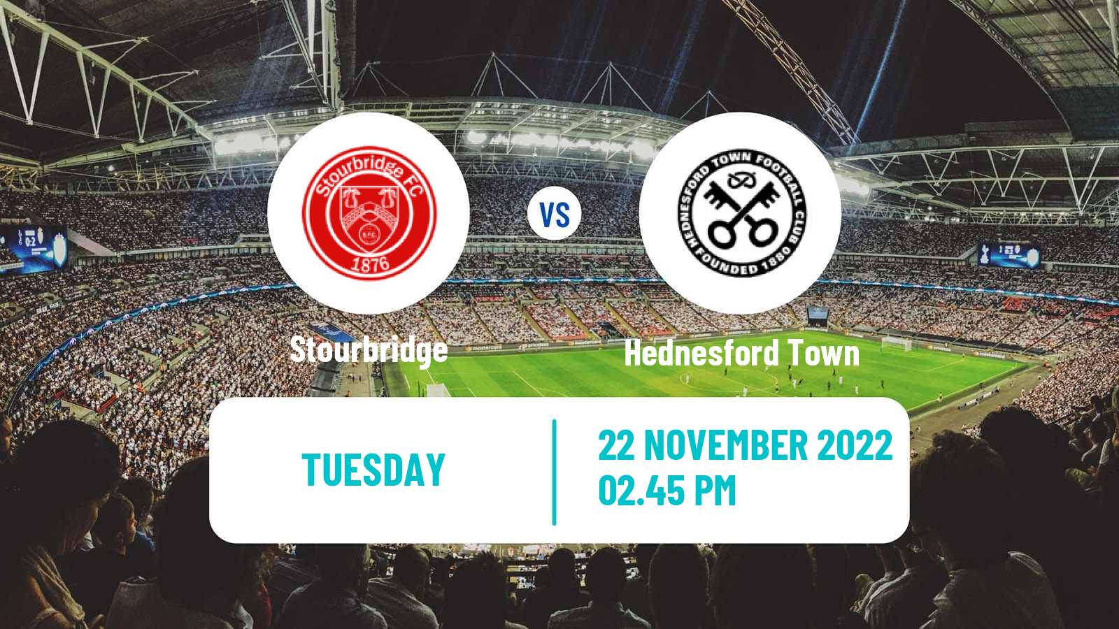 Soccer English Southern League Central Division Stourbridge - Hednesford Town