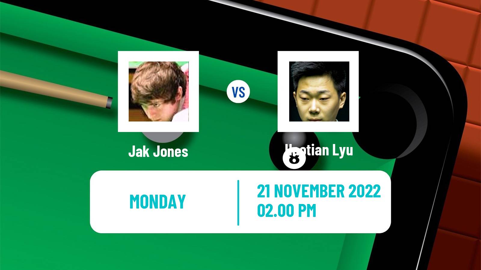 Snooker Snooker Jak Jones - Haotian Lyu