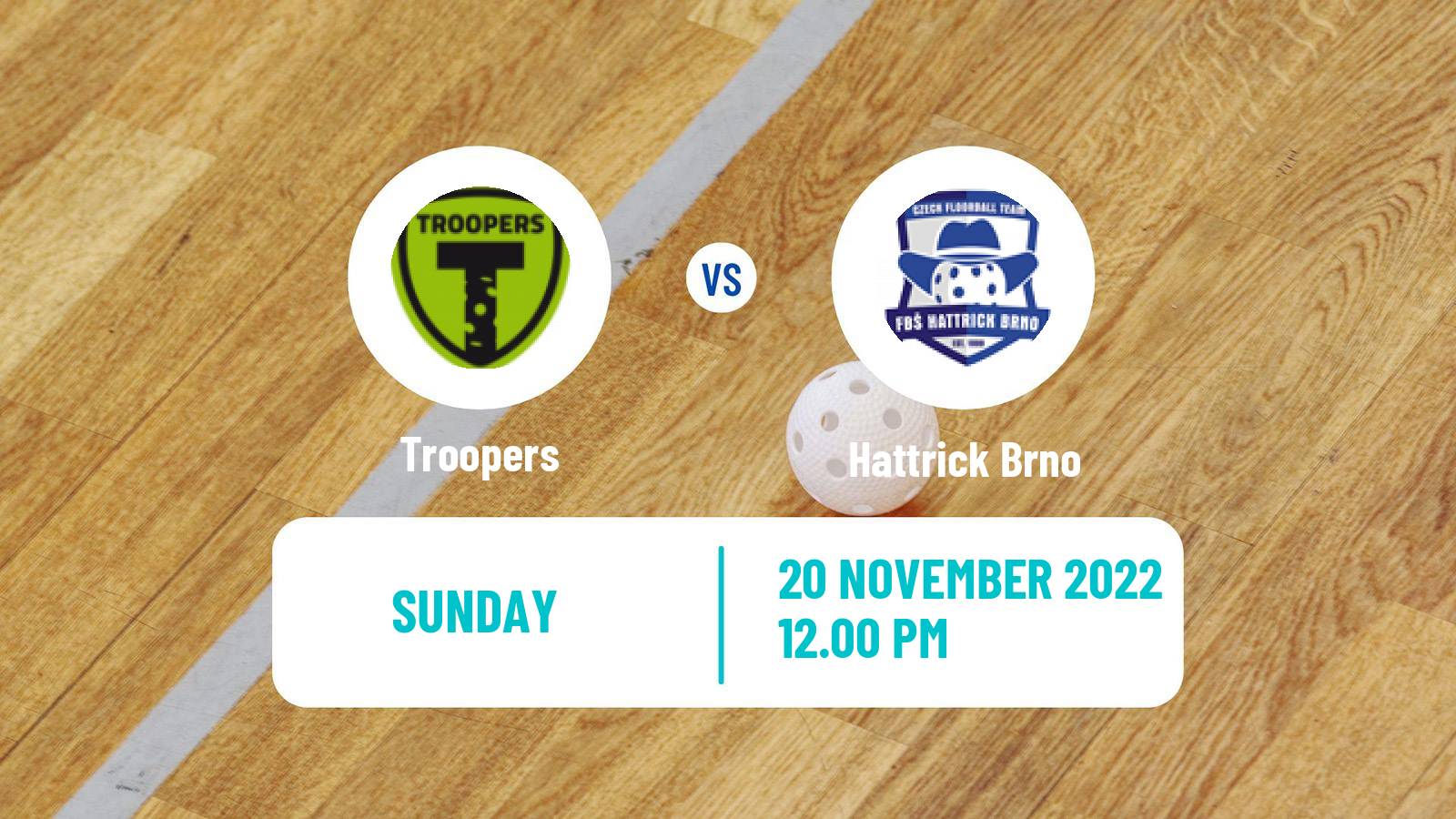 Floorball Czech 1 Liga Floorball Troopers - Hattrick Brno
