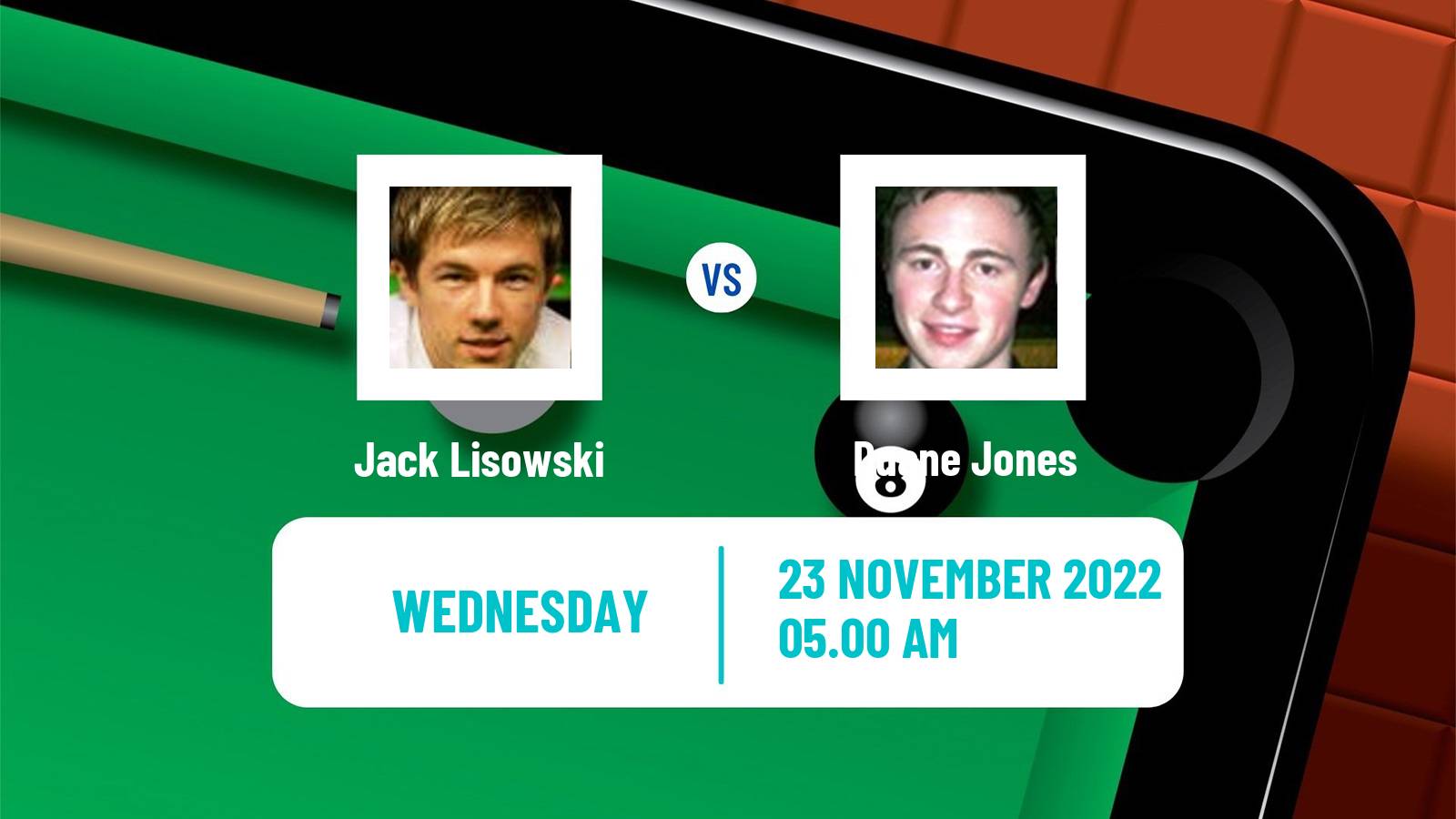 Snooker Snooker Jack Lisowski - Duane Jones