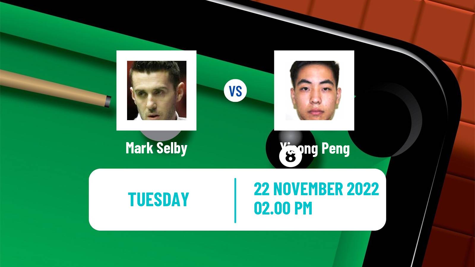 Snooker Snooker Mark Selby - Yisong Peng