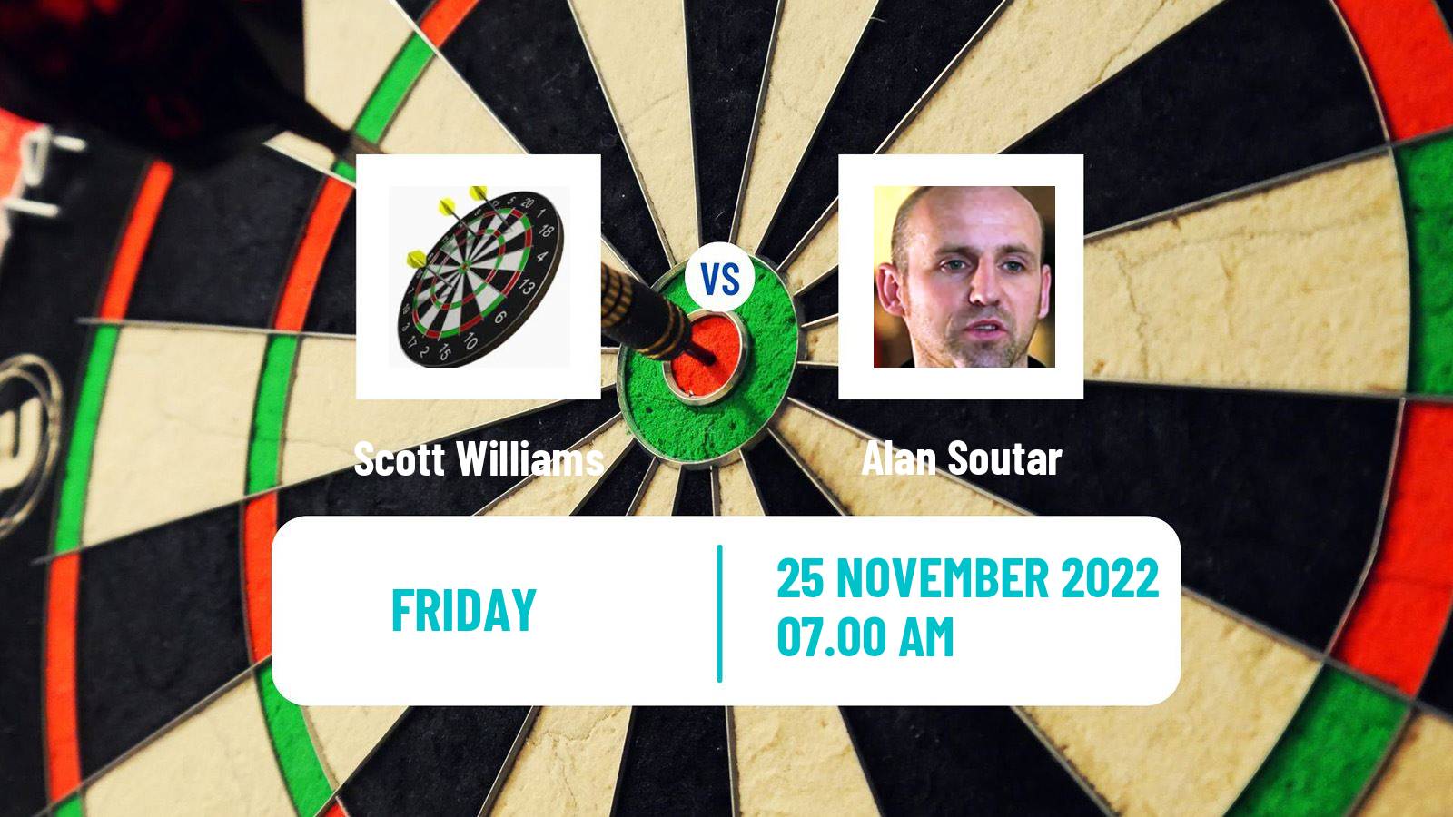 Darts Darts Scott Williams - Alan Soutar