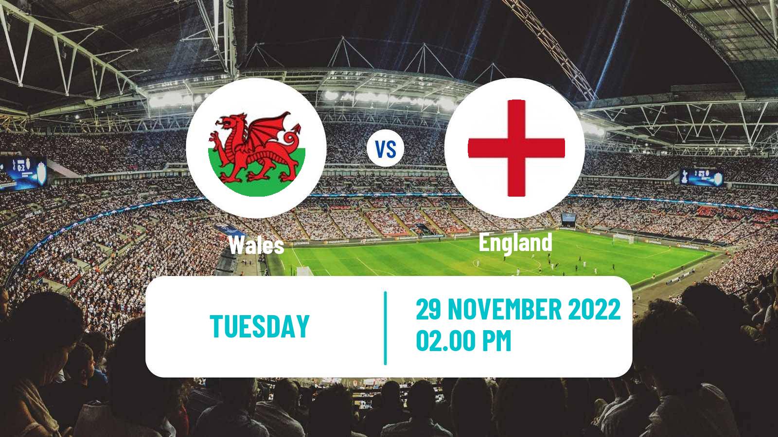 Soccer FIFA World Cup Wales - England