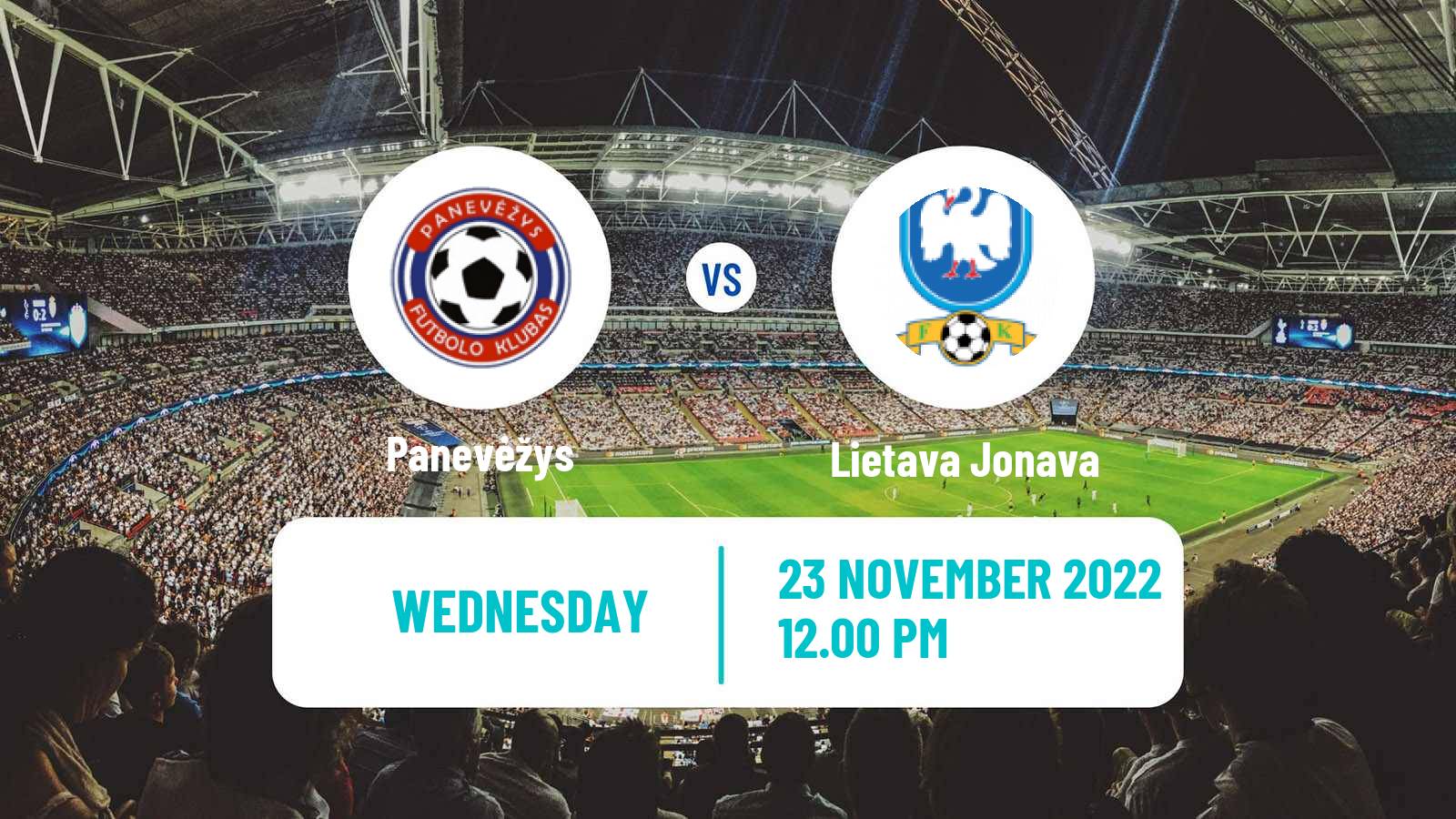 Soccer Lithuanian A Lyga Panevėžys - Jonava