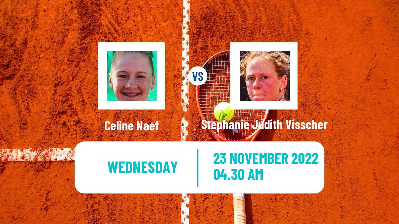 Tennis ITF Tournaments Celine Naef - Stephanie Judith Visscher