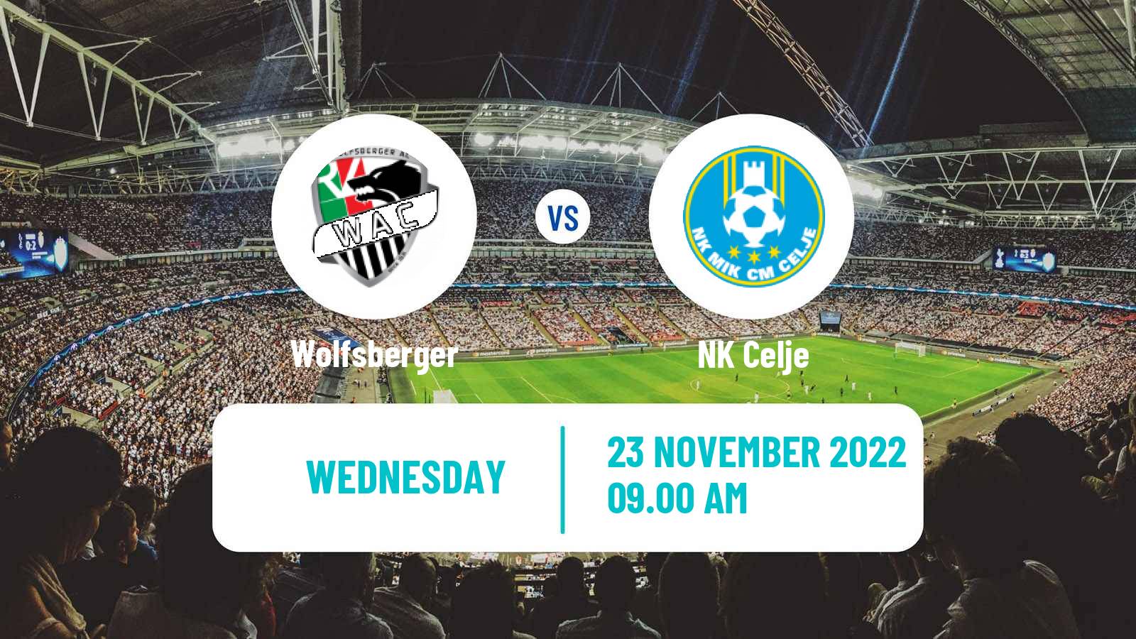 Soccer Club Friendly Wolfsberger - Celje