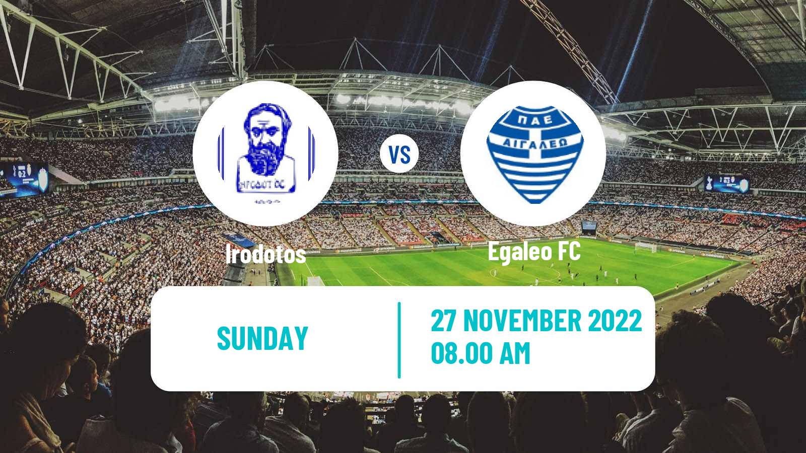Soccer Greek Super League 2 Irodotos - Egaleo