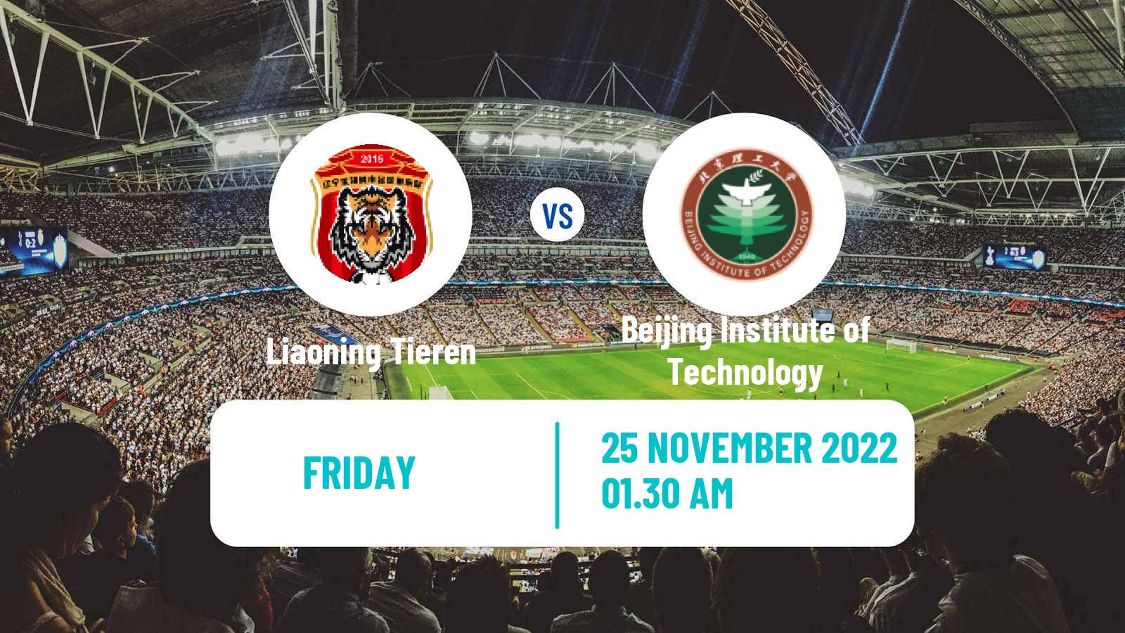 Soccer Chinese Jia League Liaoning Tieren - Beijing Institute of Technology