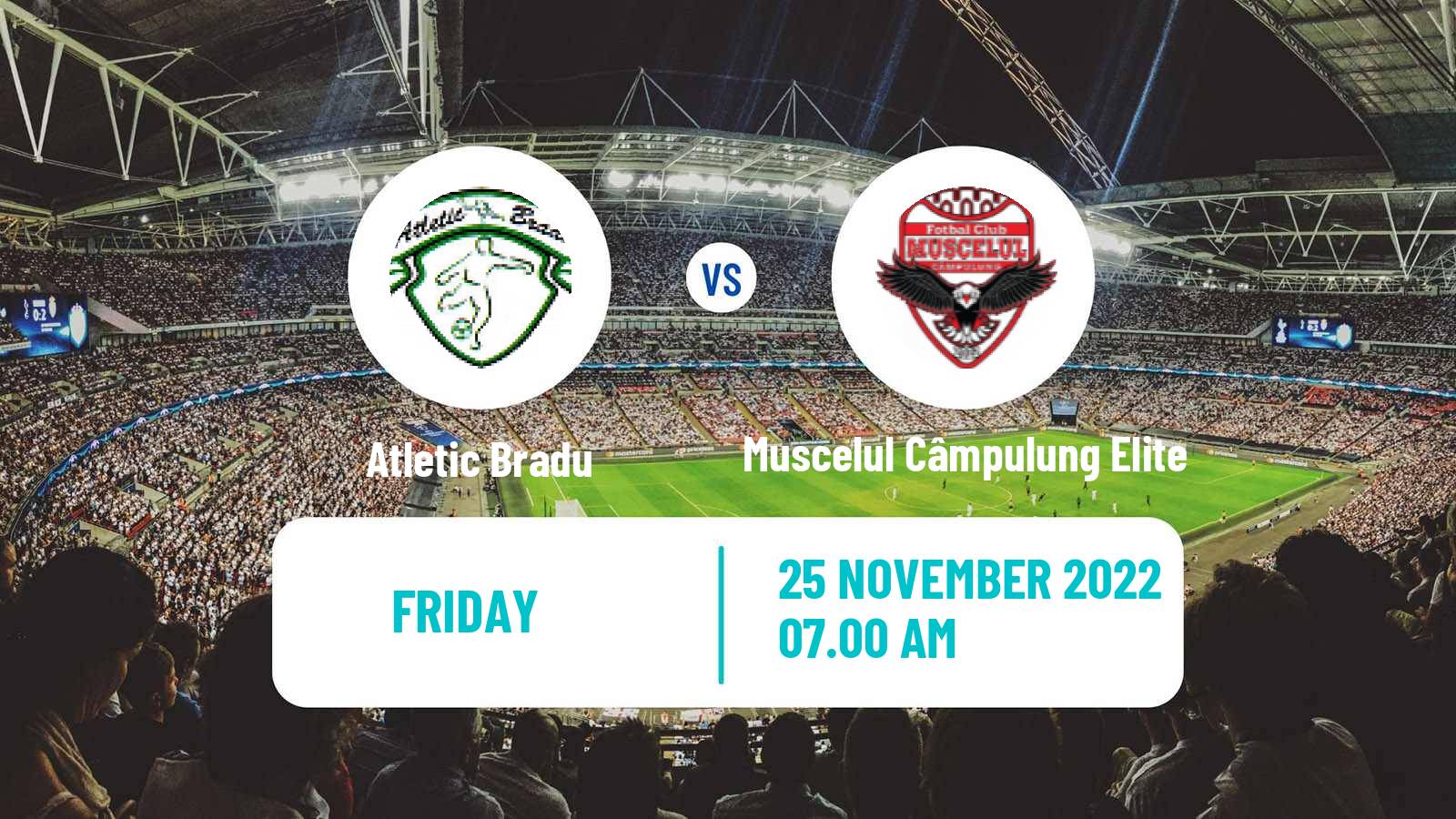 Soccer Romanian Liga 3 - Seria 4 Atletic Bradu - Muscelul Câmpulung Elite