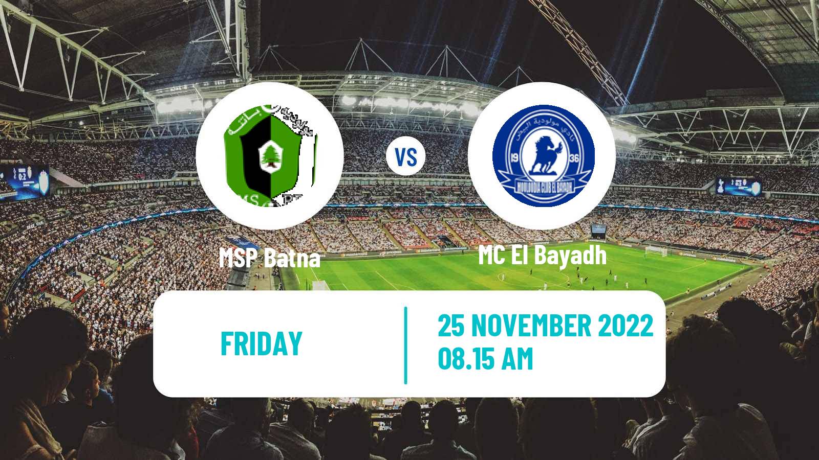 Soccer Algerian Cup MSP Batna - El Bayadh