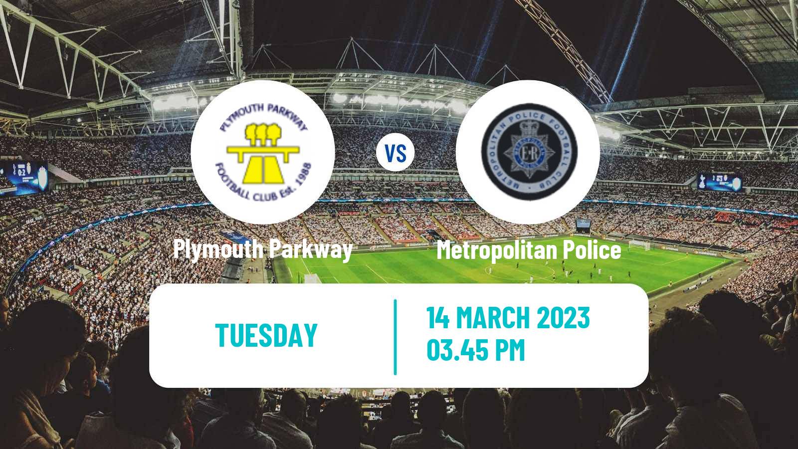 Soccer English Southern League South Division Plymouth Parkway - Metropolitan Police