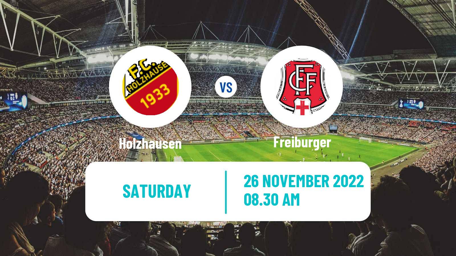 Soccer German Oberliga Baden-Württemberg Holzhausen - Freiburger