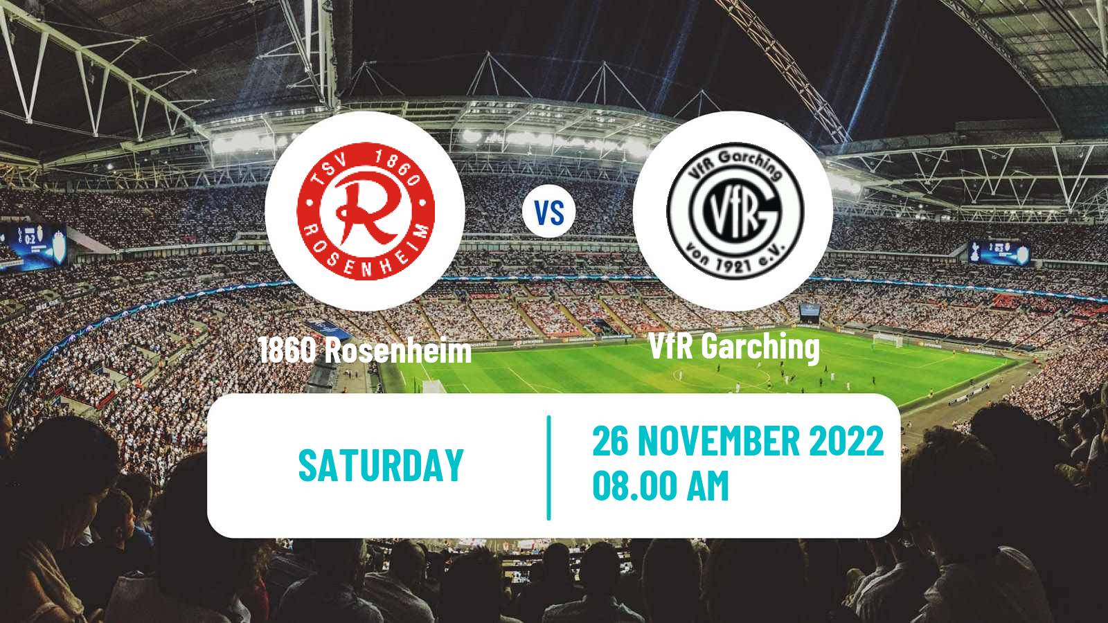 Soccer German Oberliga Bayern Süd 1860 Rosenheim - Garching