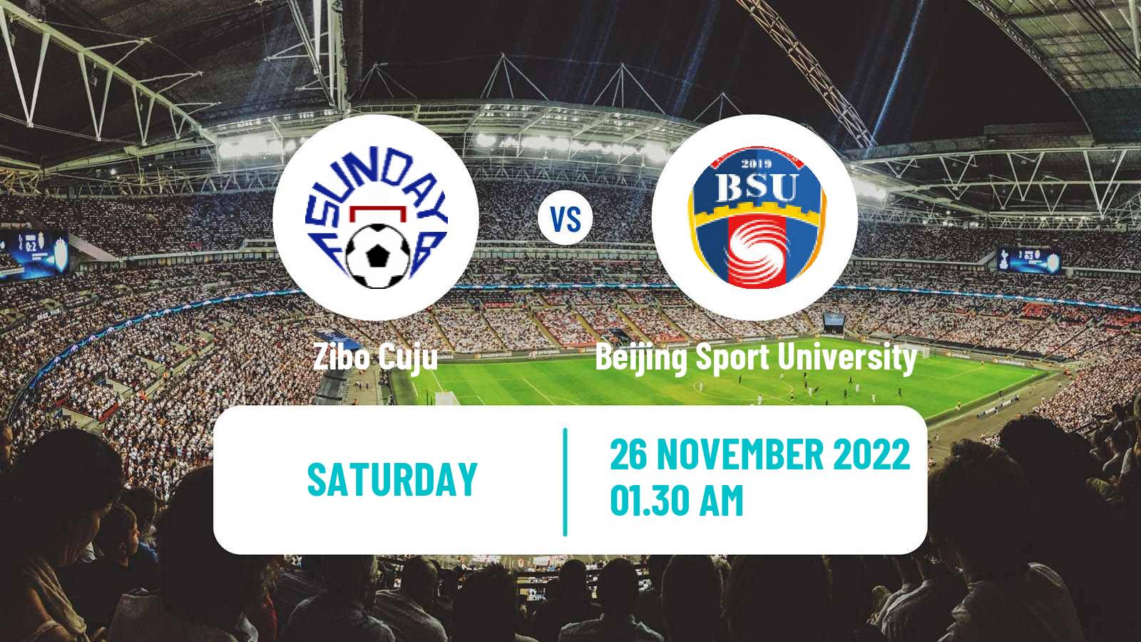 Soccer Chinese Jia League Zibo Cuju - Beijing Sport University