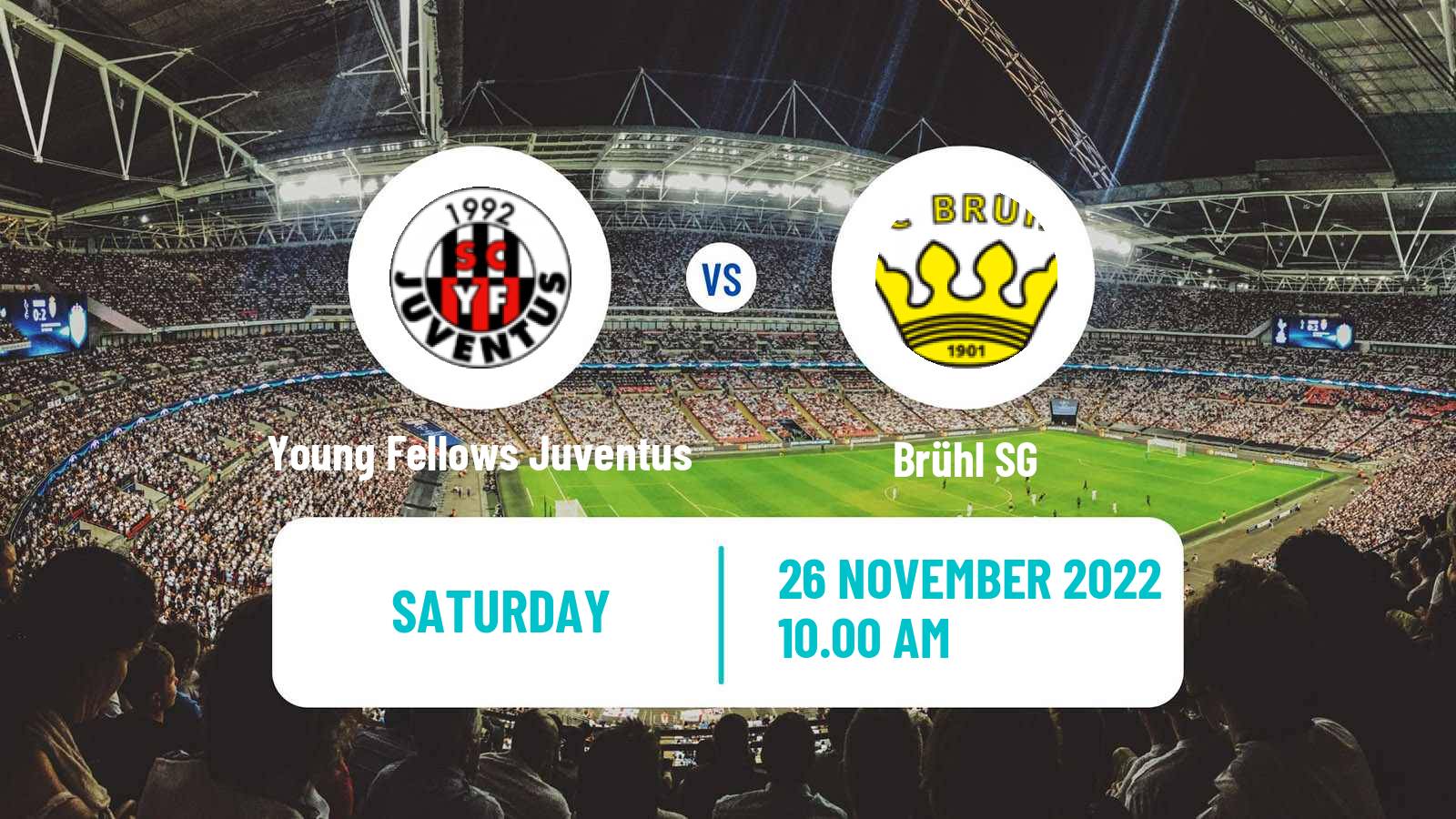 Soccer Swiss Promotion League Young Fellows Juventus - Brühl