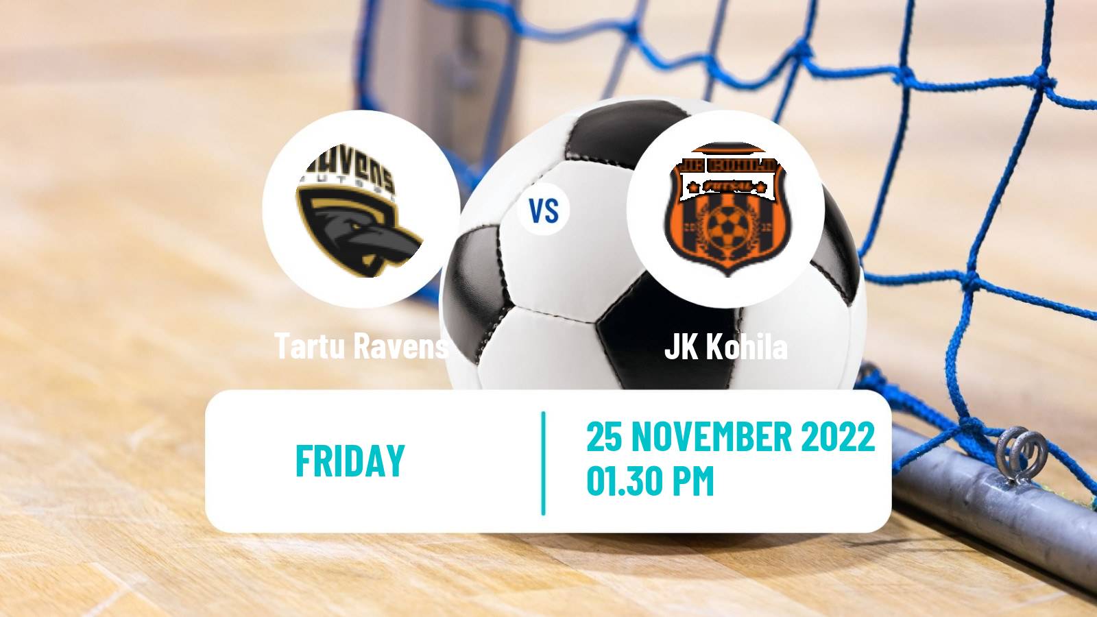 Futsal Estonian Saaliliiga Tartu Ravens - Kohila