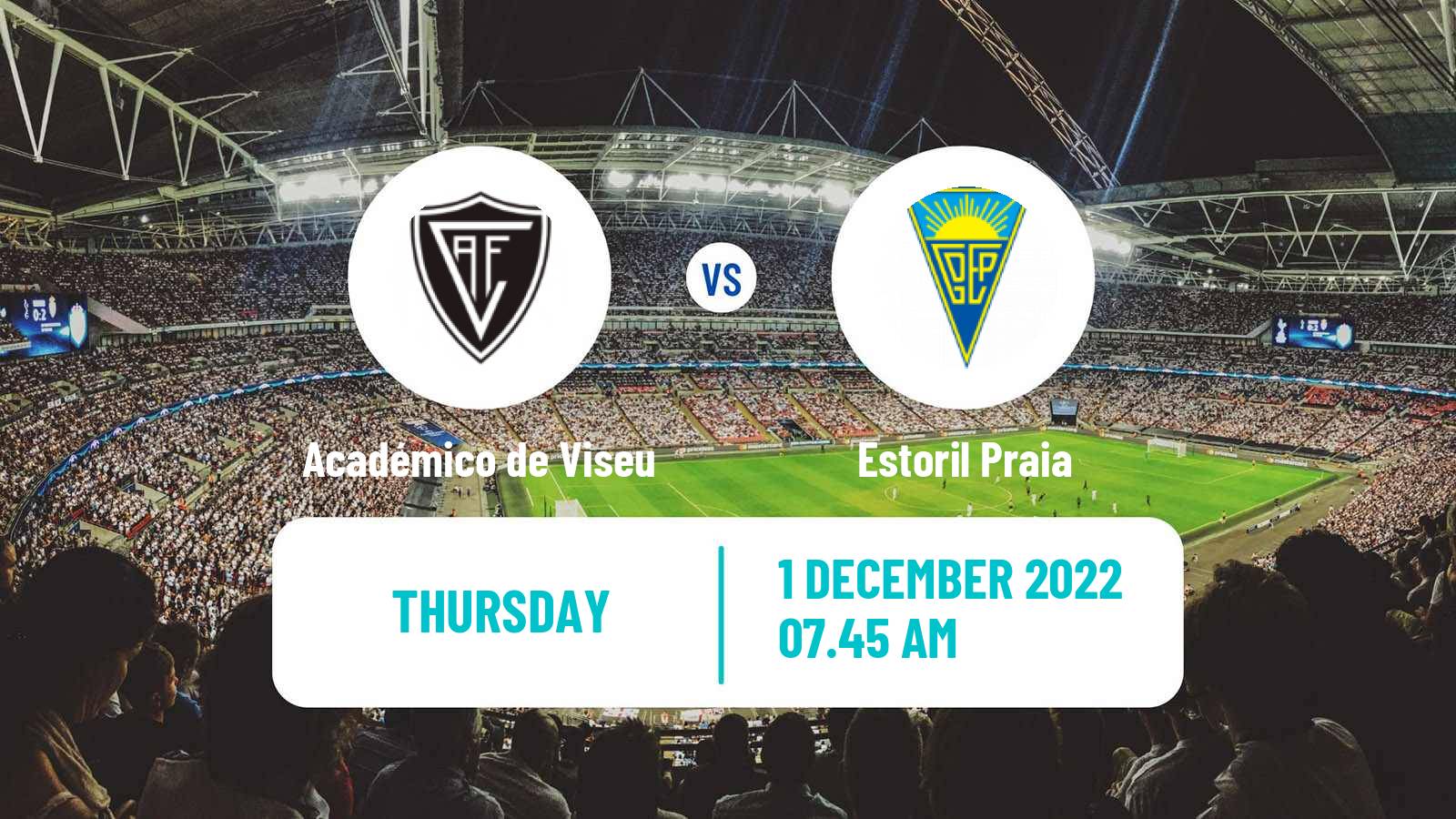 Soccer Portuguese League Cup Académico de Viseu - Estoril Praia