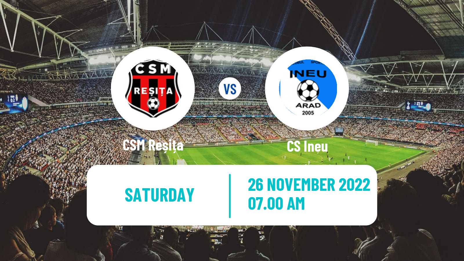 Soccer Romanian Liga 3 - Seria 8 Reșița - Ineu