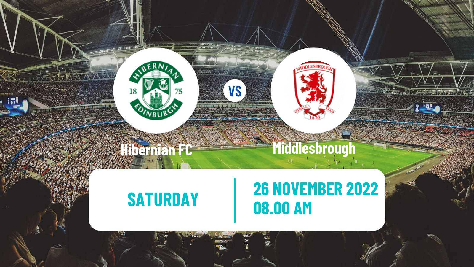 Soccer Club Friendly Hibernian - Middlesbrough