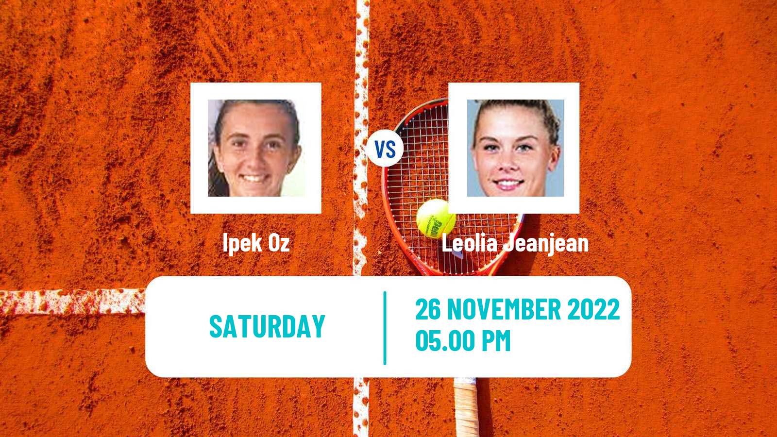 Tennis ATP Challenger Ipek Oz - Leolia Jeanjean