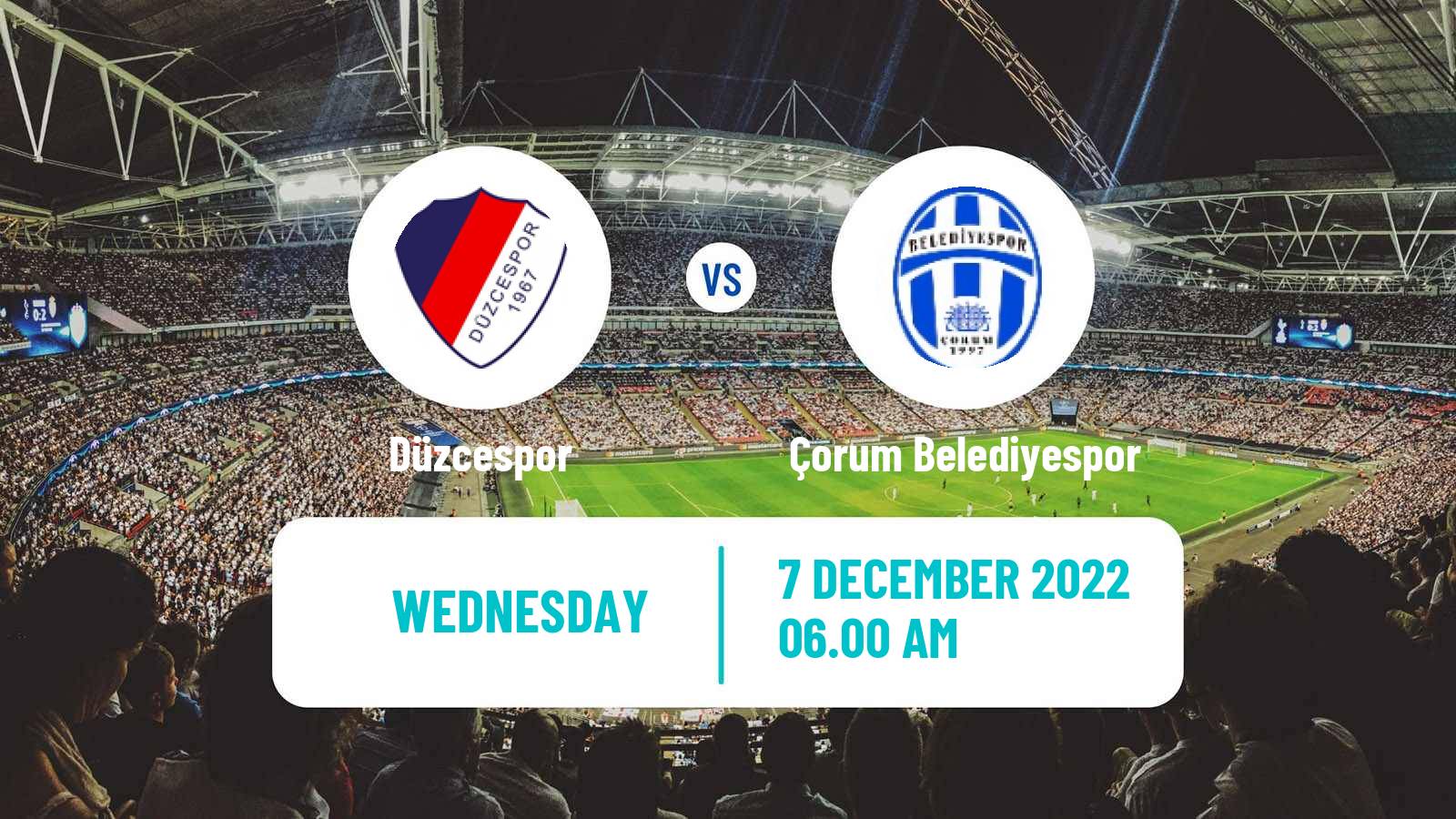 Soccer Turkish Second League White Group Düzcespor - Çorum