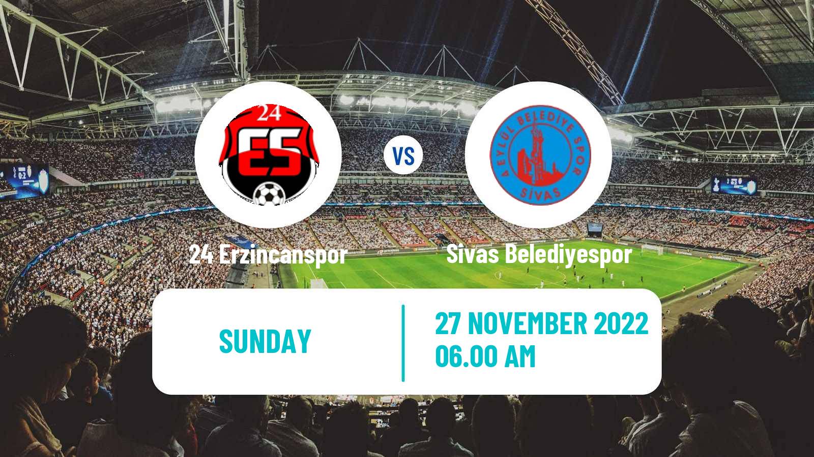 Soccer Turkish Second League White Group 24 Erzincanspor - Sivas Belediyespor