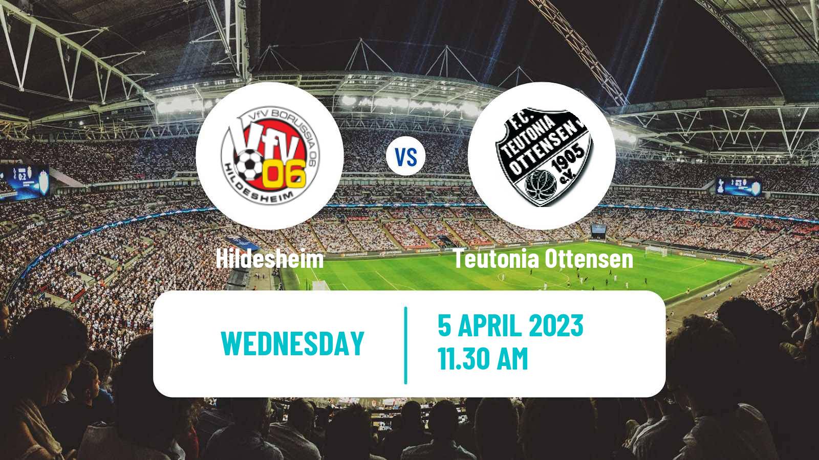 Soccer German Regionalliga North Hildesheim - Teutonia Ottensen